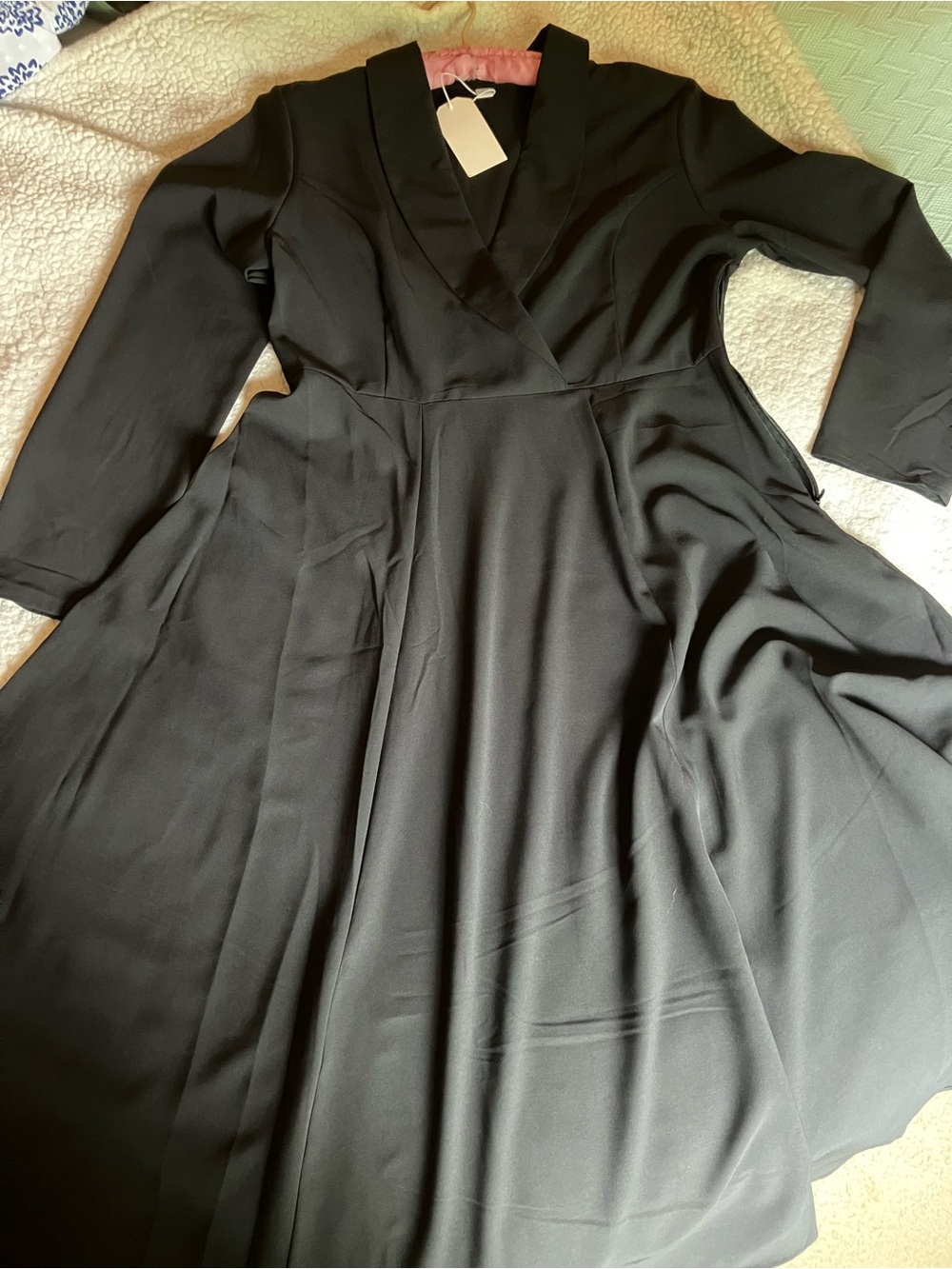 Women's Black Fit & Flare Dress